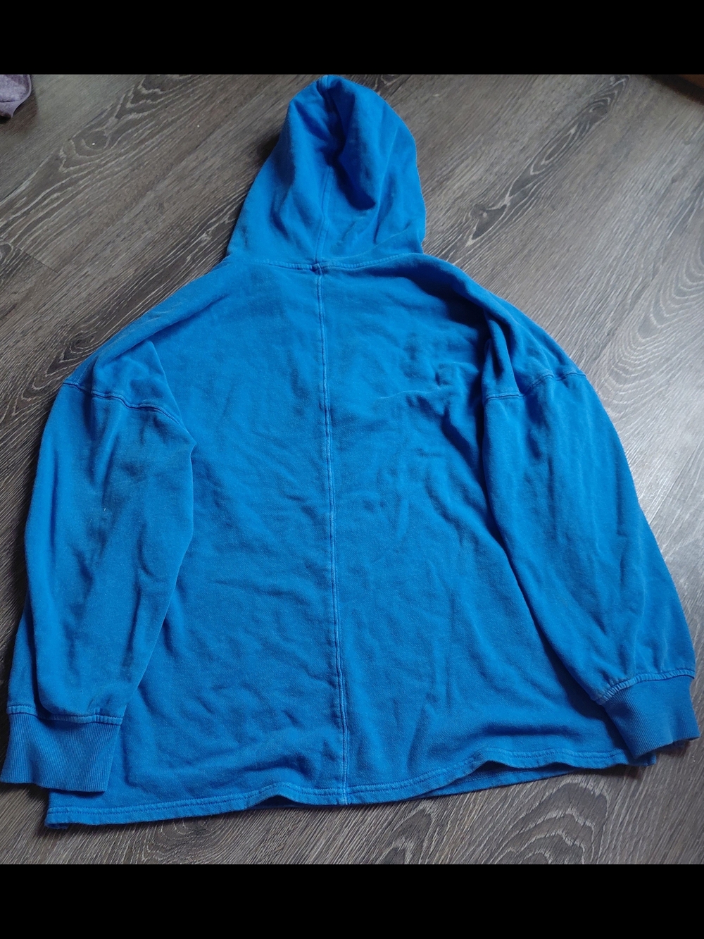 Womens Blue Old Navy Hoodie Pull Over - Picture 3 of 3